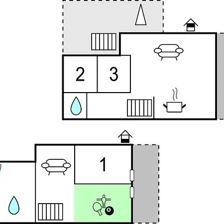 בית נופש Three-bedroom In
